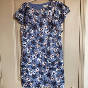 Loft Floral Satin Dress